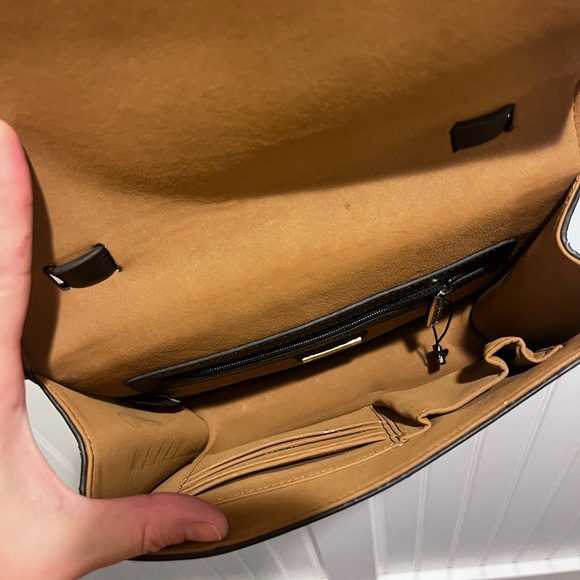 BCBGMAXAZRIA Snake Skin Pattern Leather Purse - Picture 6 of 6